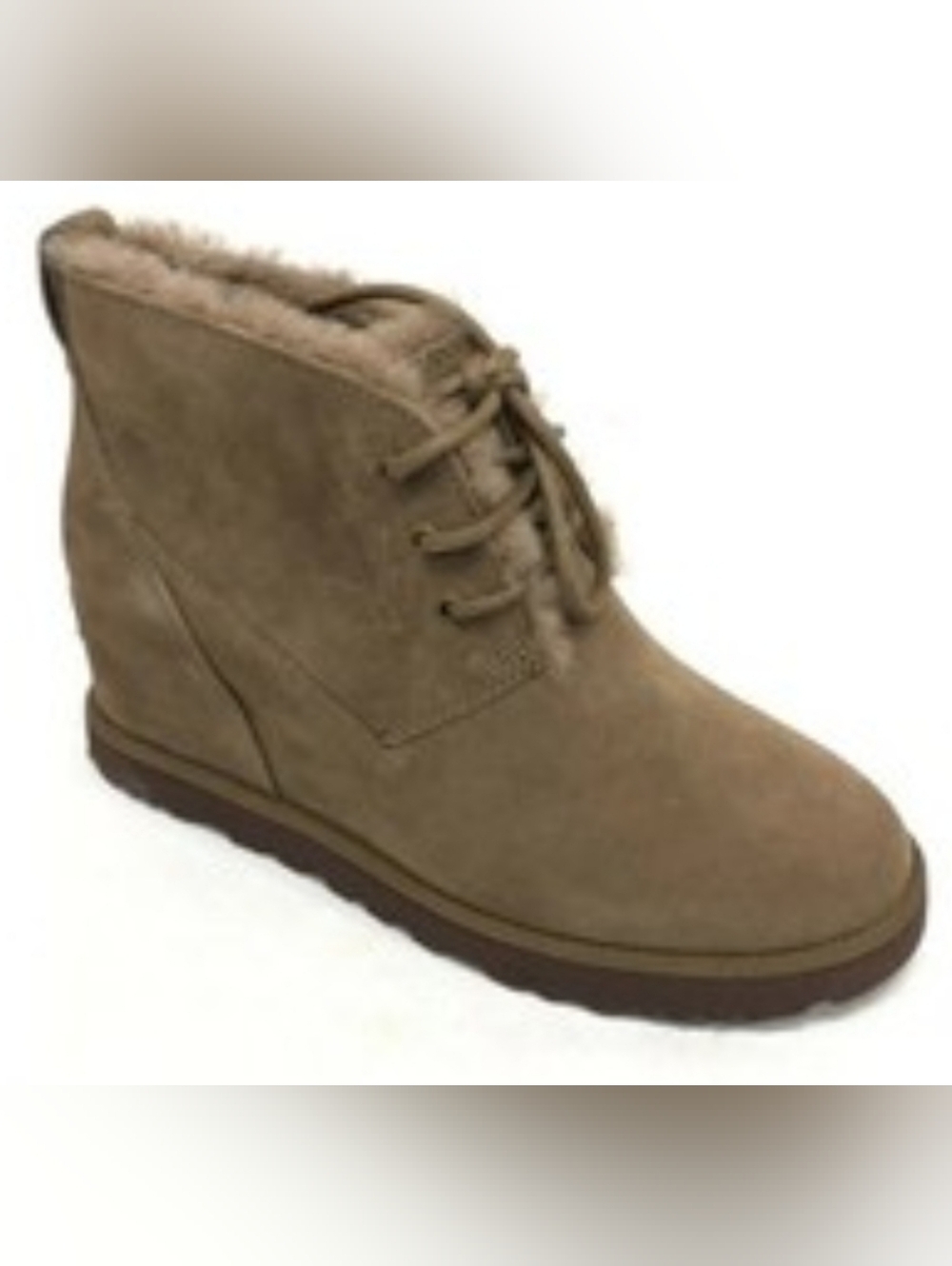 UGG® Classic Femme Lace Bootie in Chestnut Brown NW/Box MSRP $145
